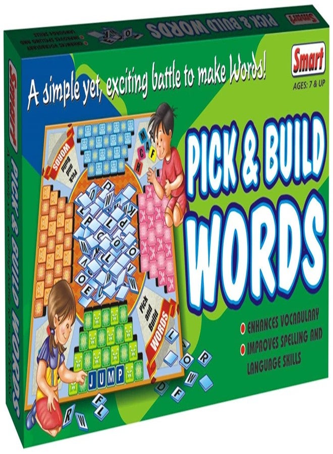 Smart Pick And Build Words, Non-wooden Puzzles for kids, Multi - Image 1